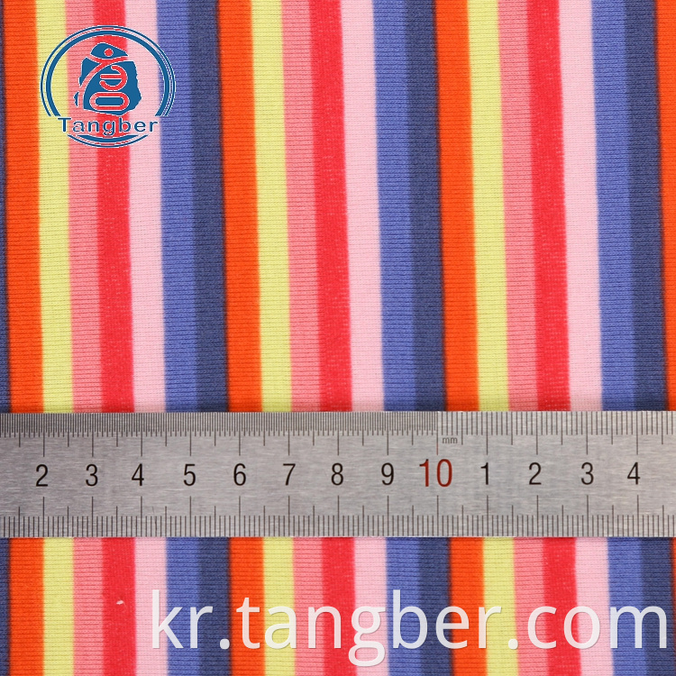 Stripe Knit Fabric